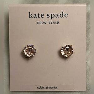 NWT Kate Spade New York Pink Cubic Zirconia Stud earrings